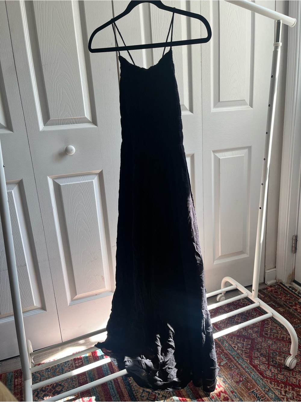 Z Supply Black Spaghetti-Strap Maxi Dress